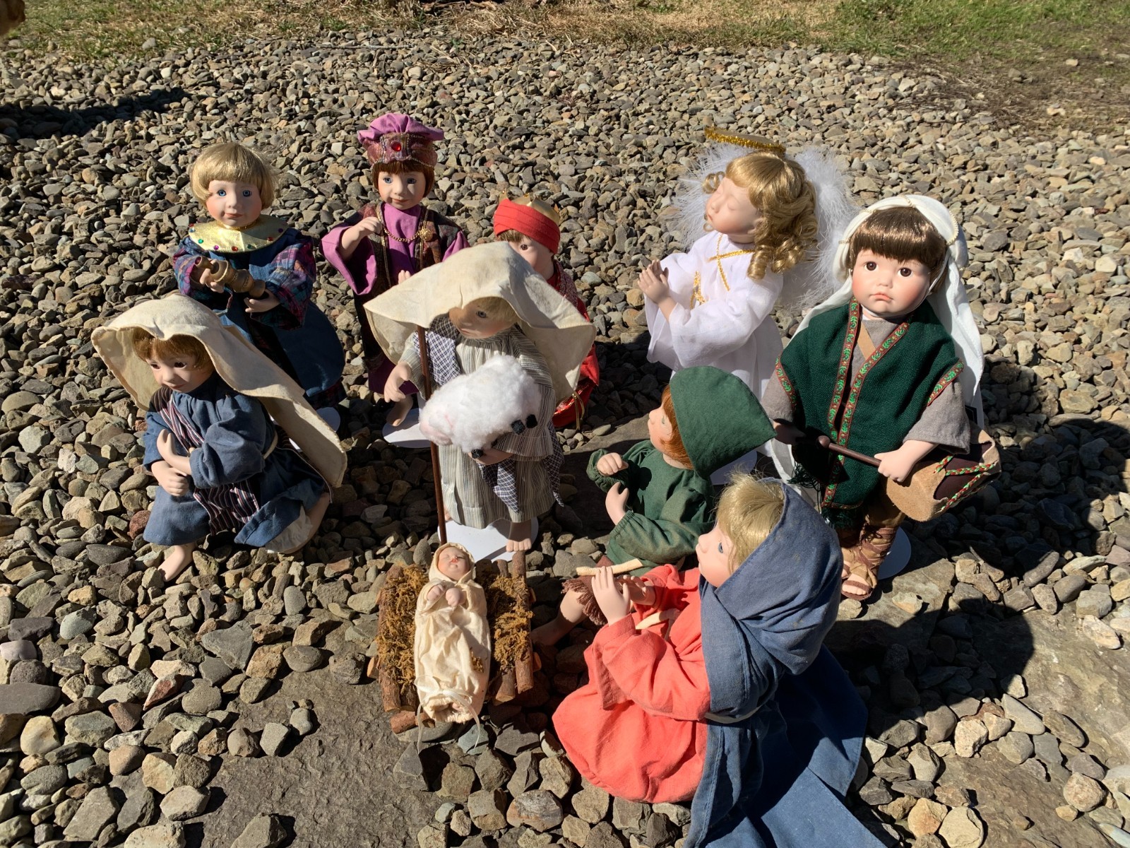 Ashton Drake Nativity Doll Set Oh Holy Night Jesus Mary Joseph King Angel Drumbo Ashton Drake Nativity Doll Set Oh Holy Night Jesus Mary Joseph King Angel Drumbo