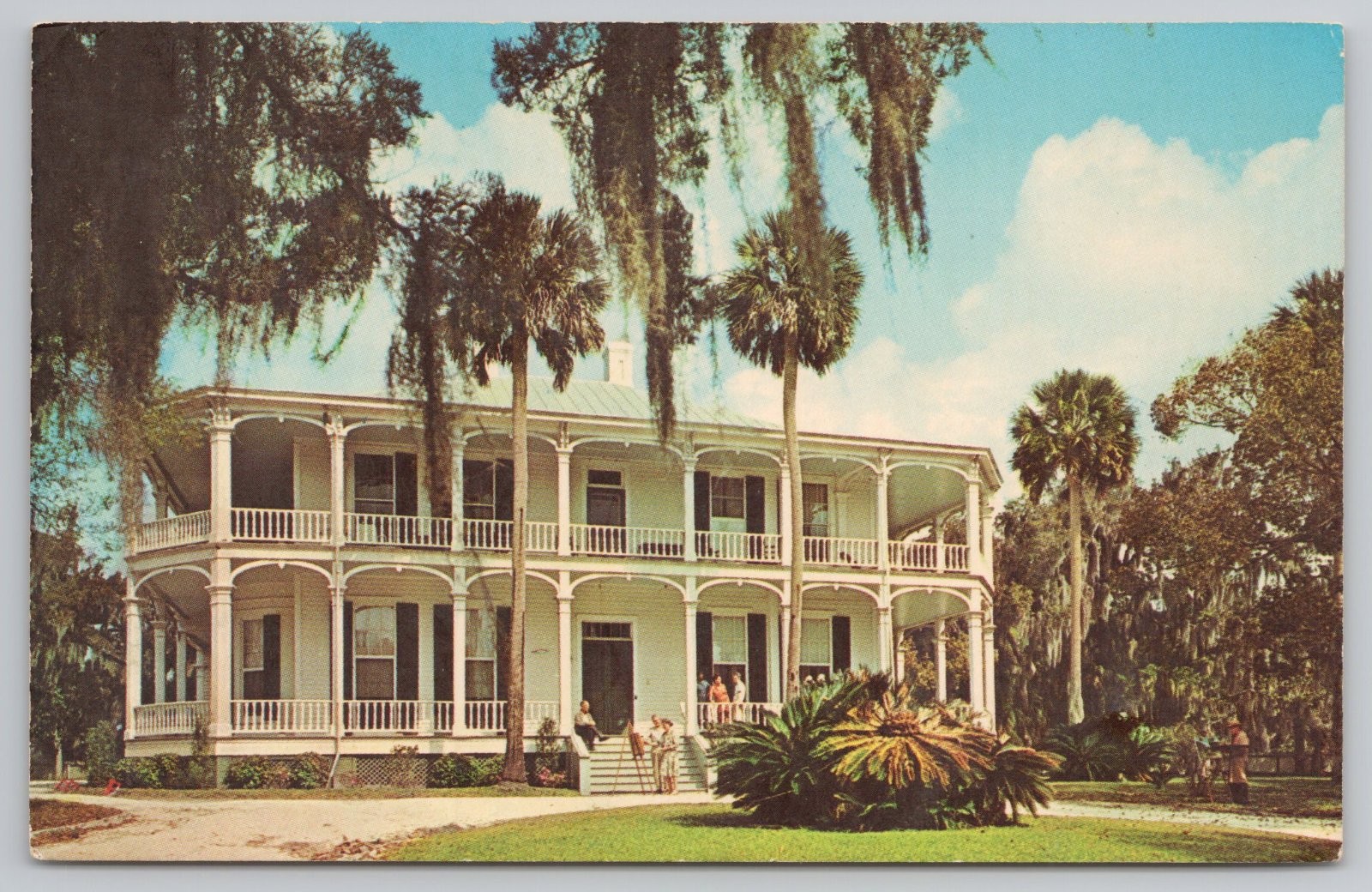 DeBary Mansion DeBary Florida Historical Home Photo by Mike Dexter Postcard