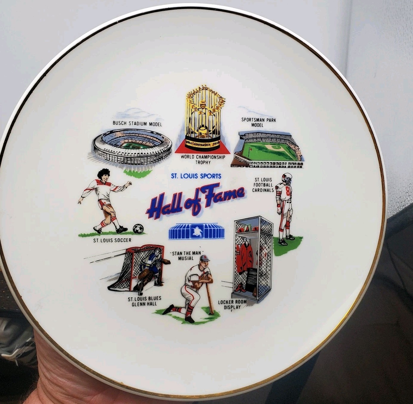Vtg St. Louis MO Sports Hall of Fame 8\