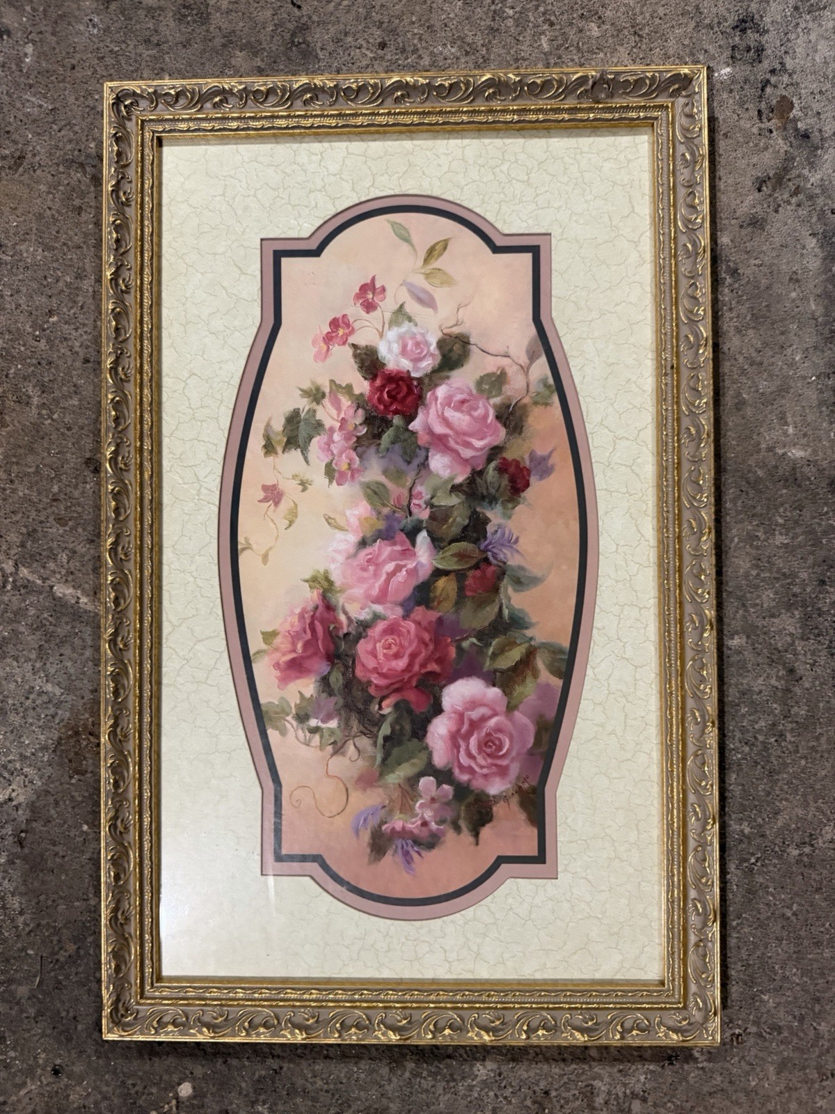 Vintage Homco Floral Print