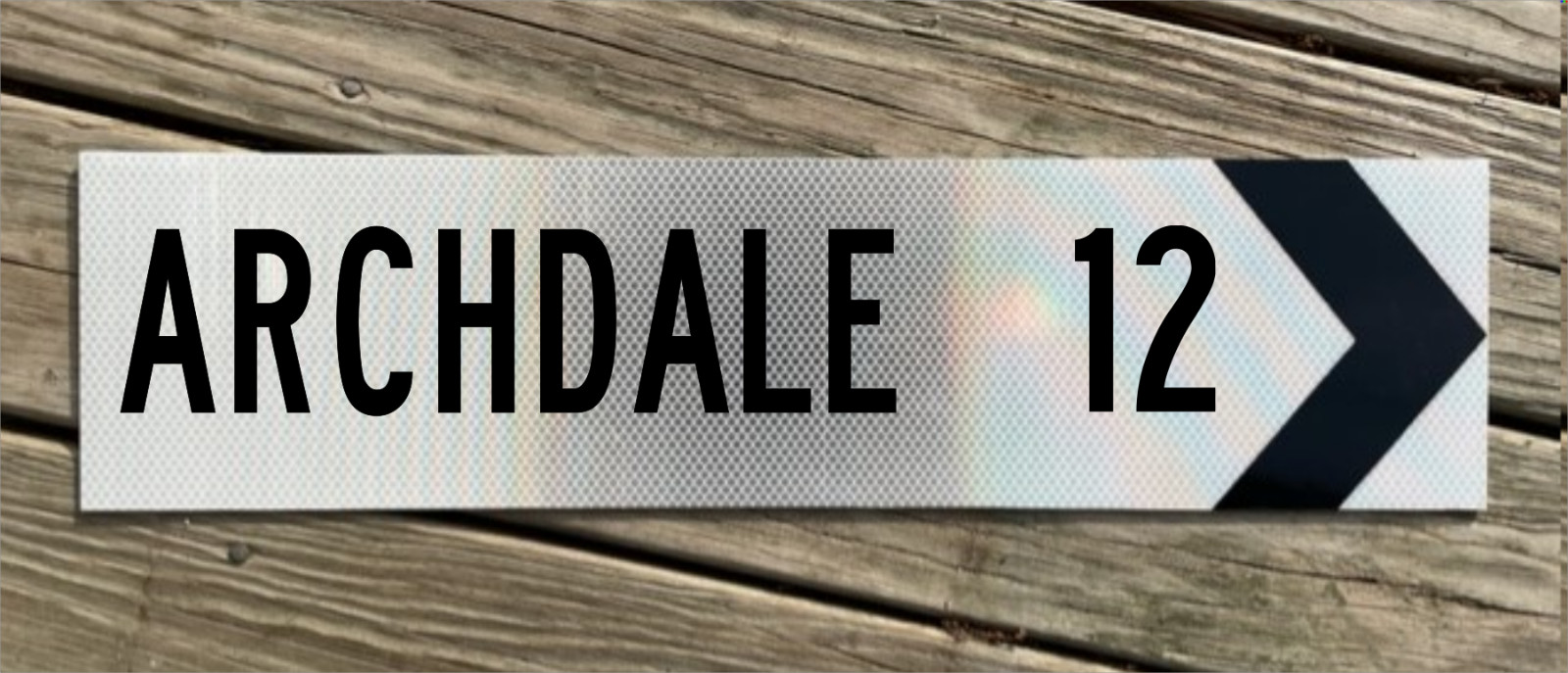 ARCHDALE NC Road Sign  - Old Style - .063 thick aluminum  24\