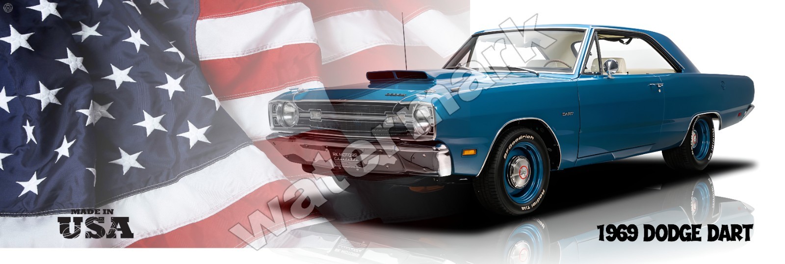 1969 Dodge Dart     Metal Sign 6