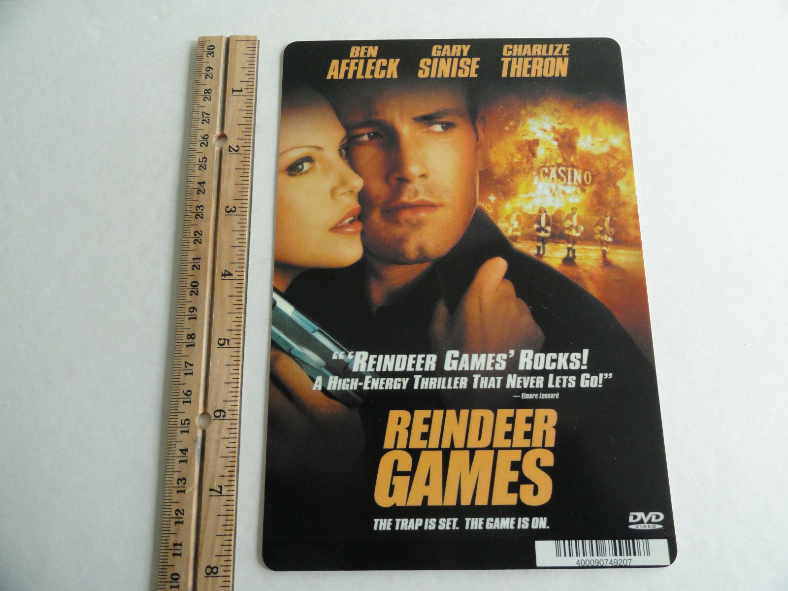 REINDEER GAMES - BEN AFFLECK - BLOCKBUSTER VIDEO BACKER CARD 5\