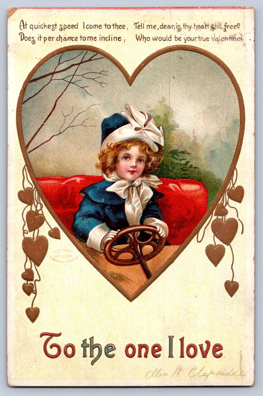 K60/ Valentine\'s Day Love Holiday Postcard c1910 Ellen Clapsaddle 104