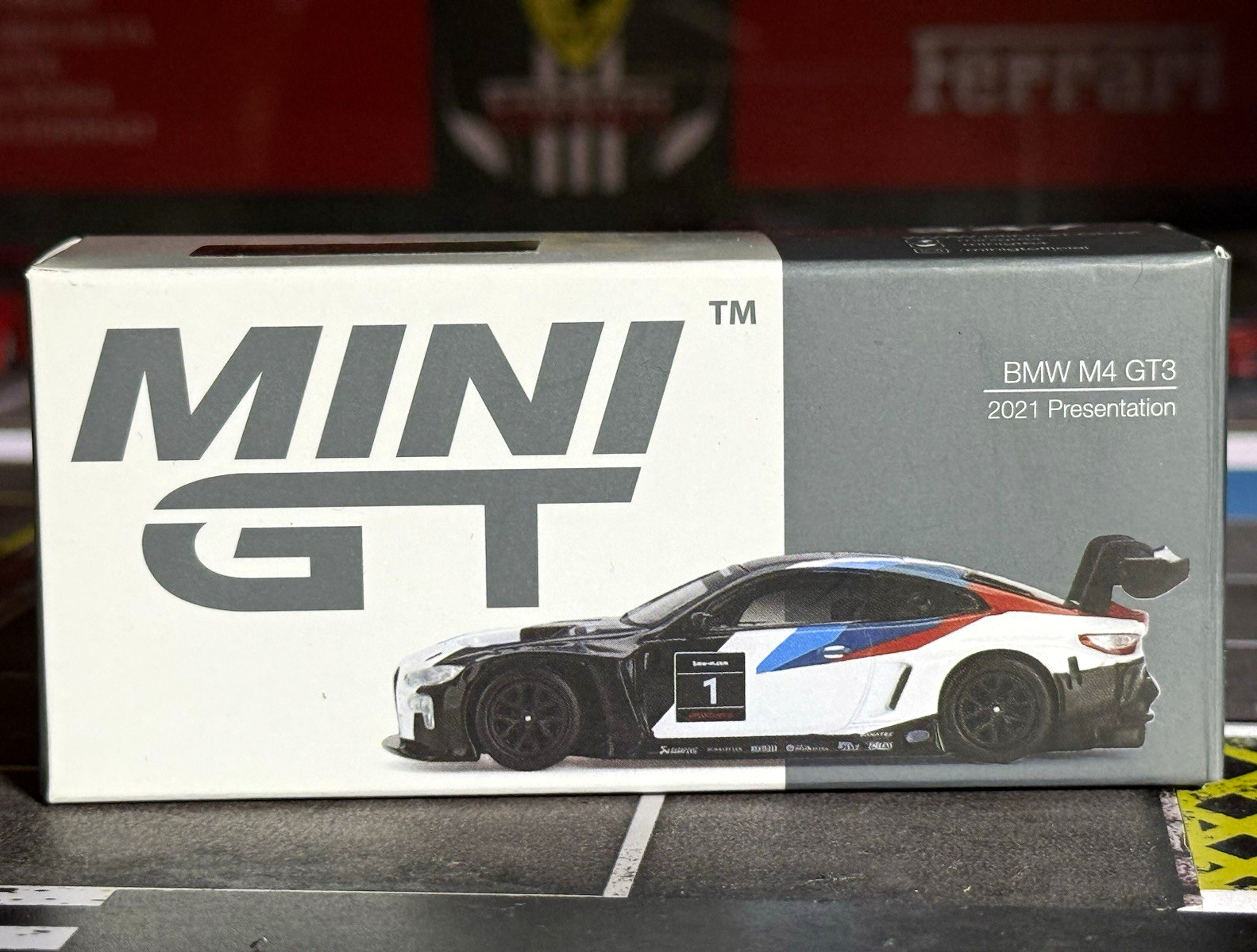 MINI GT 1:64 BMW M4 GT3 2021 Presentation Diecast Model Car TSM Model MINI GT 1:64 BMW M4 GT3 2021 Presentation Diecast Model Car TSM Model