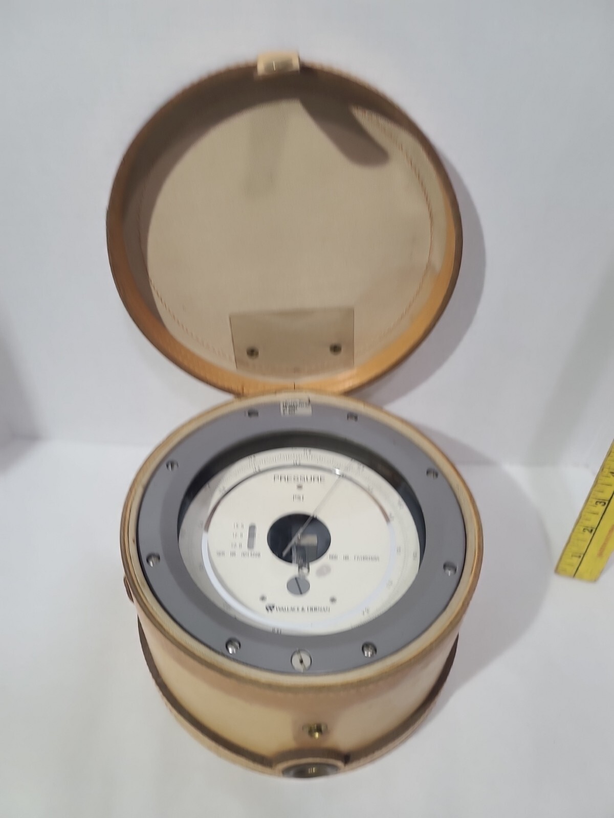 Vintage Pennwalt Barometer W/ Leather Case Model FA185260A Wallace & Tiernan 