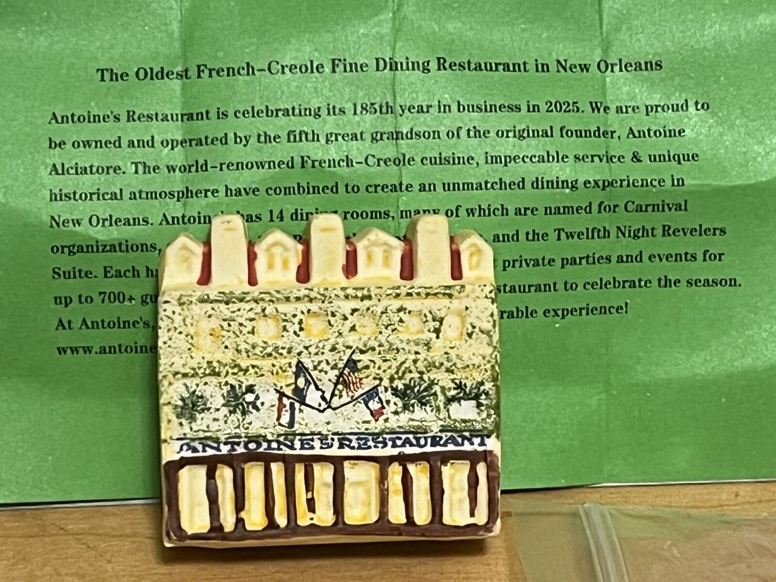 2025 Haydel's king cake baby ANTOINE’S Mardi Gras New Orleans haydels piece