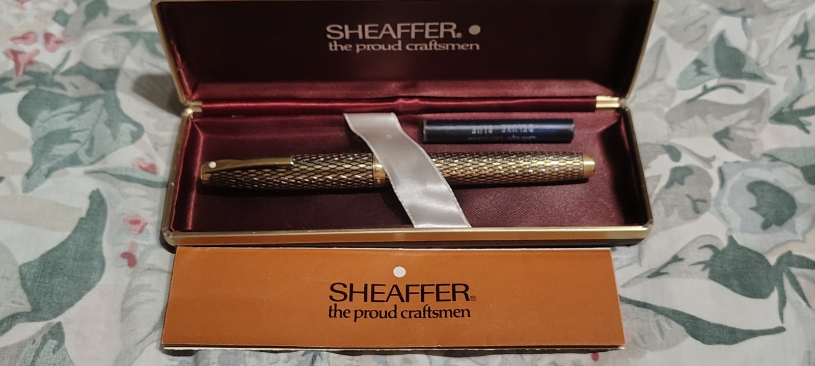 Sheaffer Imperial Fountain Pen 14k Gold Filled Cap, Barrel 14K Gold F Nib USA