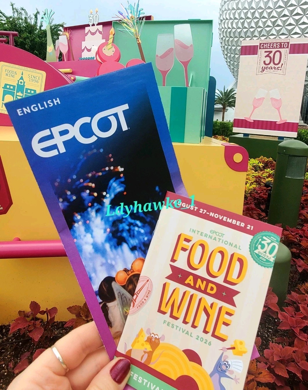 2026 EPCOT International Food & Wine Passport Guide Booklet & EPCOT Brochure Map