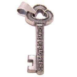 Key of Saint Peter medal - Pewter (3cm or 1.18