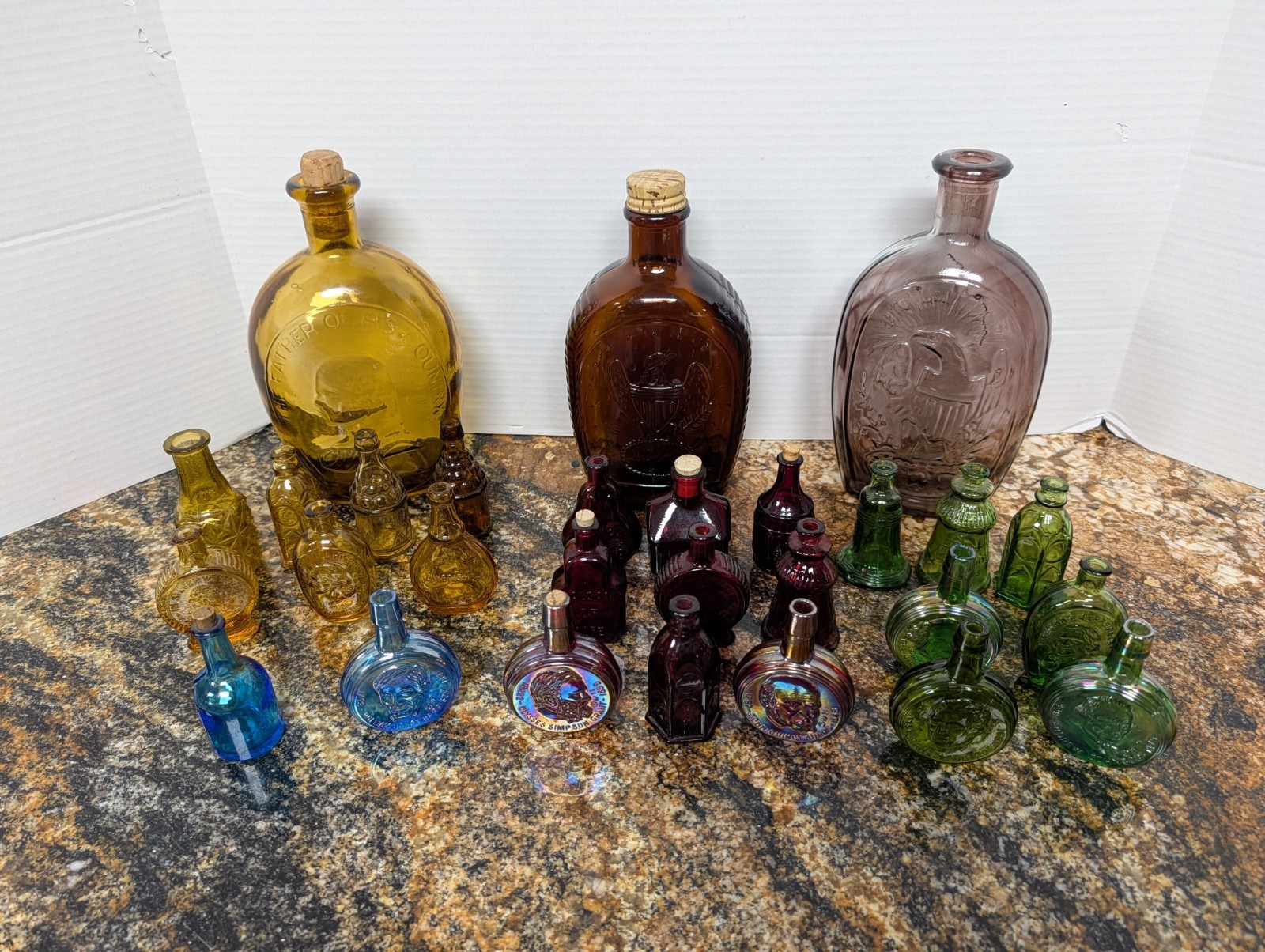 Vintage Lot Of Wheaton Bottles And Miniatures