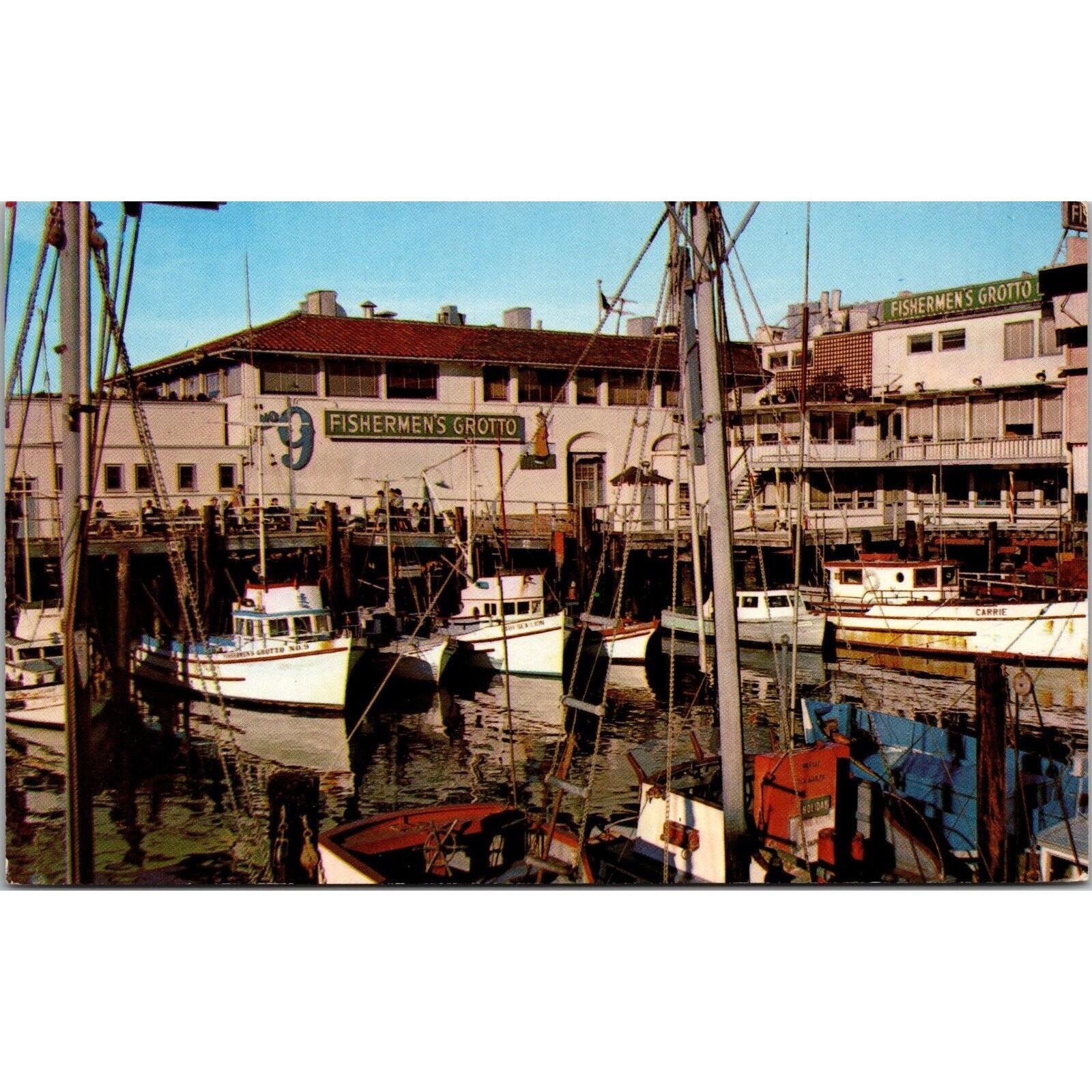Fisherman\'s Wharf Tourist Terminal of San Francisco CA Postcard PC104