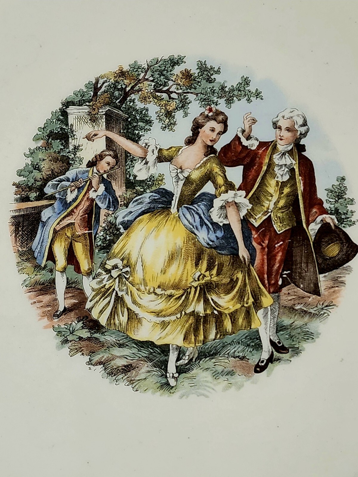 Vintage Large Dorlexa China Co 22k Gold Plate Limoge Collectible Collector Glass