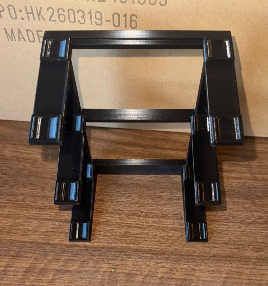 3 Tier 3D Printed PLA 1/24 Diecast Nascar Display Stand Mount Or Shelf