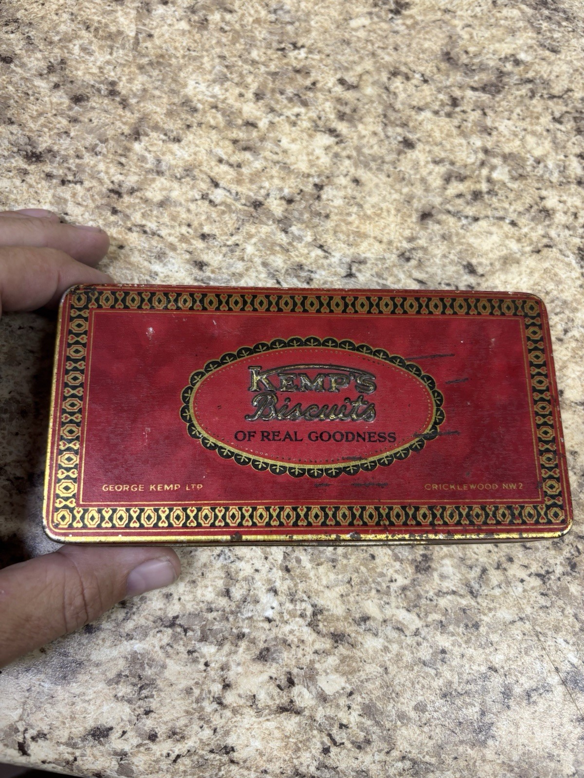 Vintage Kemps biscuits of real goodness Tin 1930\'s