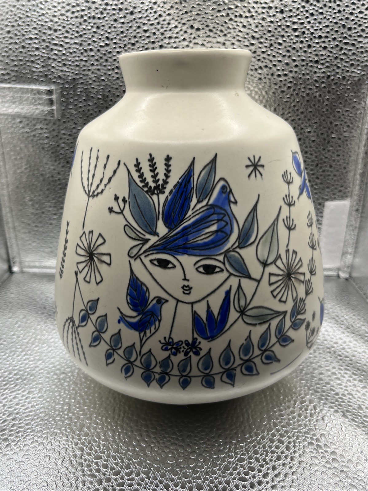  Stavangerflint Inger Waage Set Of Vases Norwegian Ceramic Rare Hard To Find