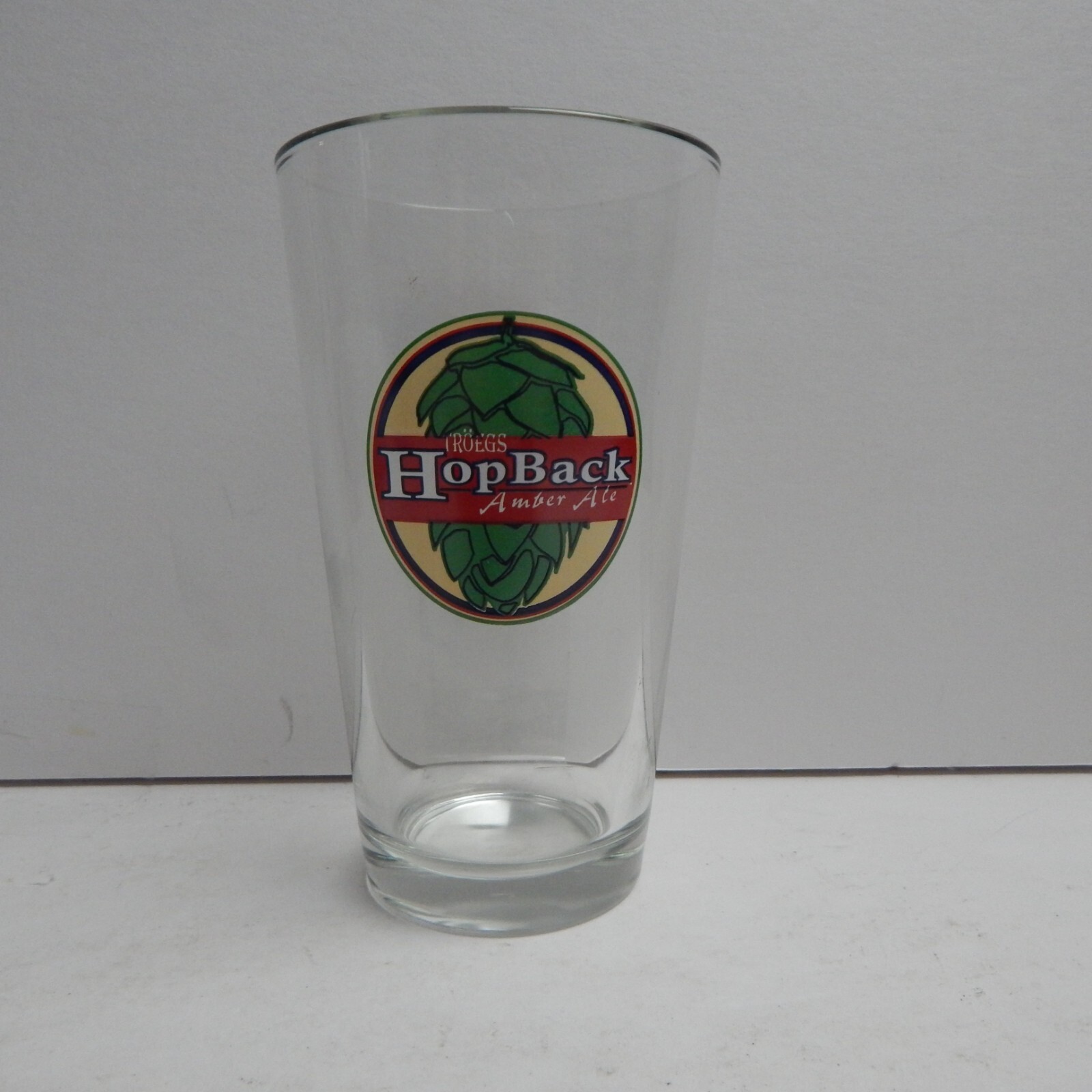 Hop Back Amber Ale By The Troegs Brothers Glass Beer Bar Ware 16  Ounces