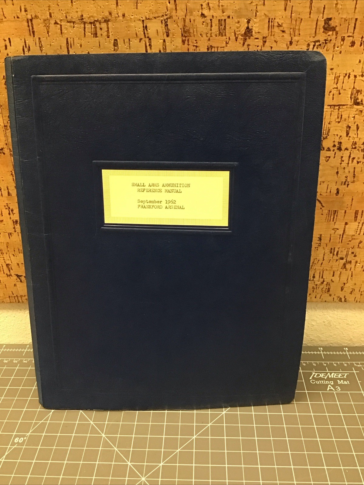 Rare 1962 Frankford Arsenal Small Arms Ammunition Reference Manual Q-3