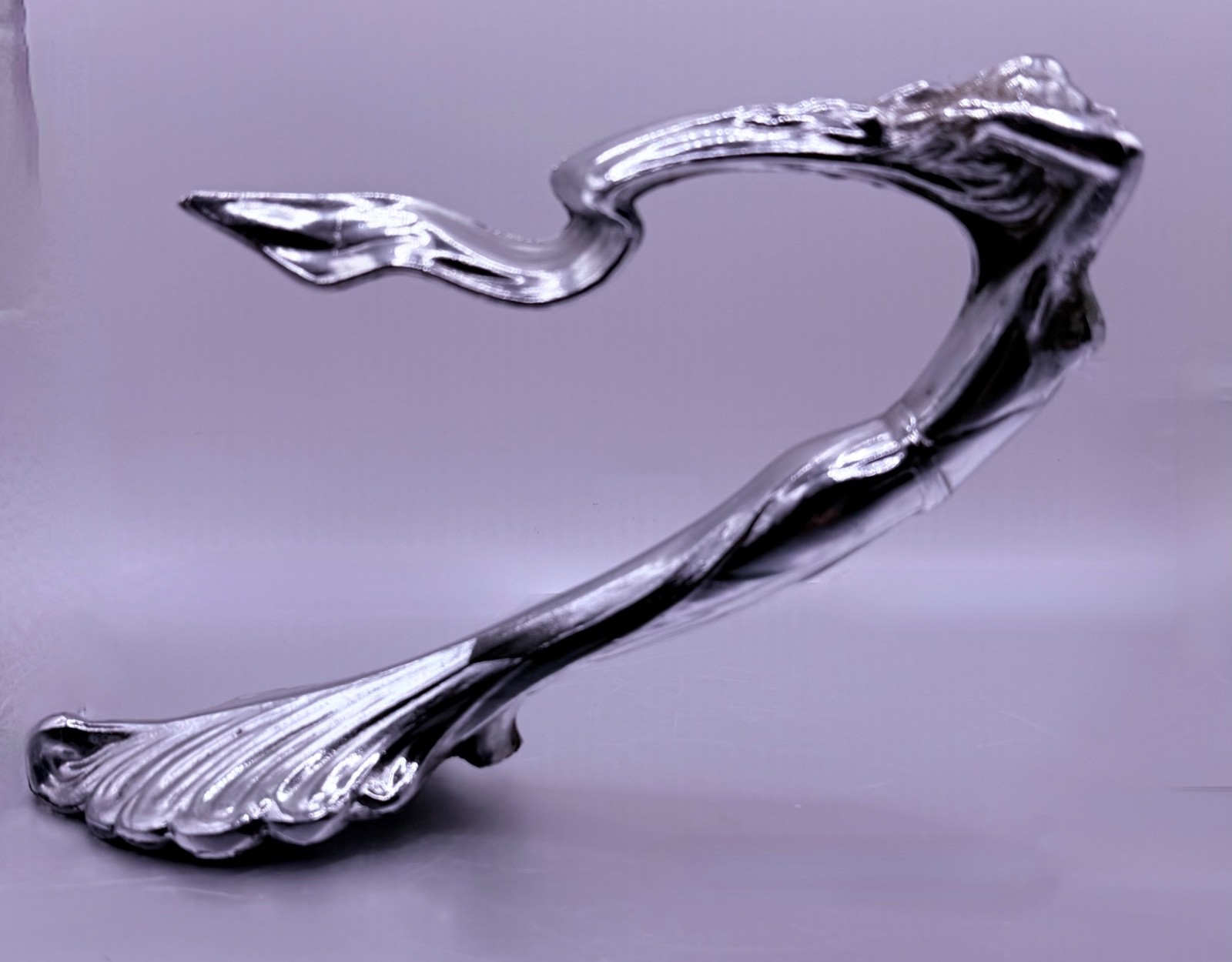 Chrome Flying Goddess Hood Ornament Vintage Style Mascot Chrome Flying Goddess Hood Ornament Vintage Style Mascot