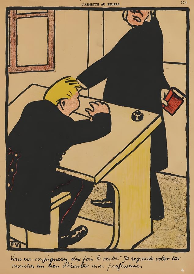 L\'Assiette au Beurre Poster - French Satirical Print - 24x36