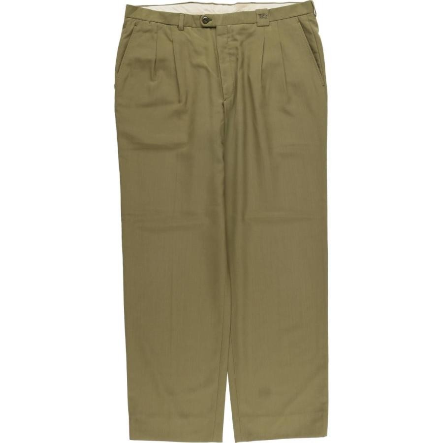 Burberry London Wool Tuck Pants Men W37/48 Charcoal Slacks (Ages 14+)