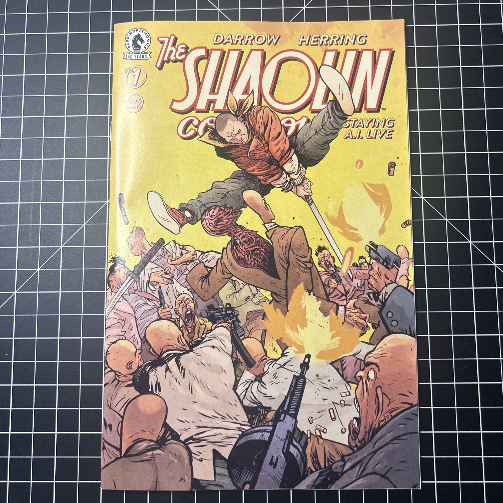 Shaolin Cowboy Staying A.I.Live #1 1:15 Daniel Warren Johnson Variant NM