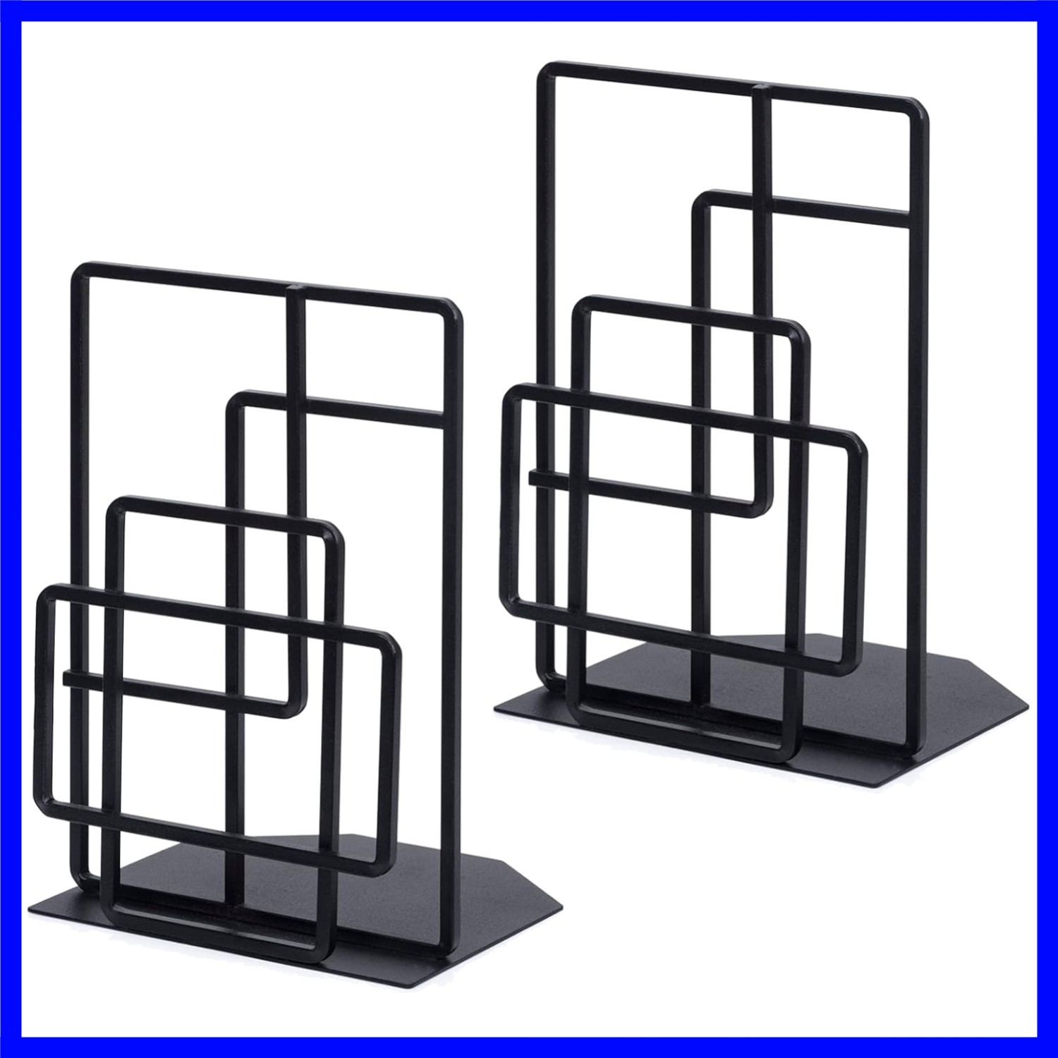 Beautifully Crafted Heavy Duty Lattice Design Bookends - Ideal Home/Office Decor Beautifully Crafted Heavy Duty Lattice Design Bookends - Ideal Home/Office Decor