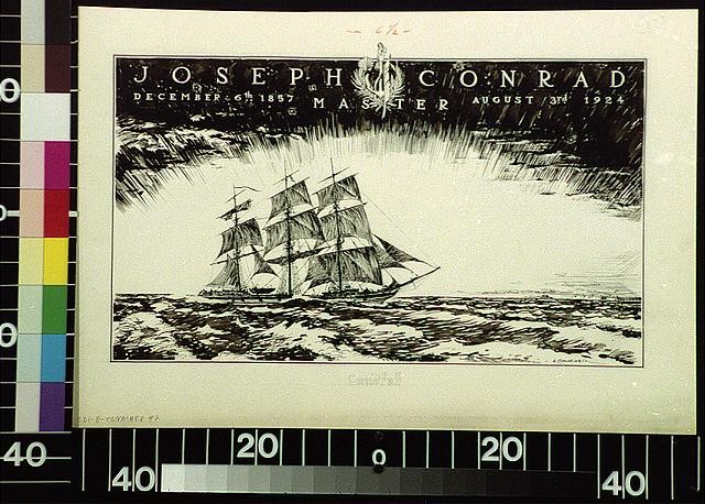 Photo:Joseph Conrad Sailing Ship Landfall 1887 Marine Illustration