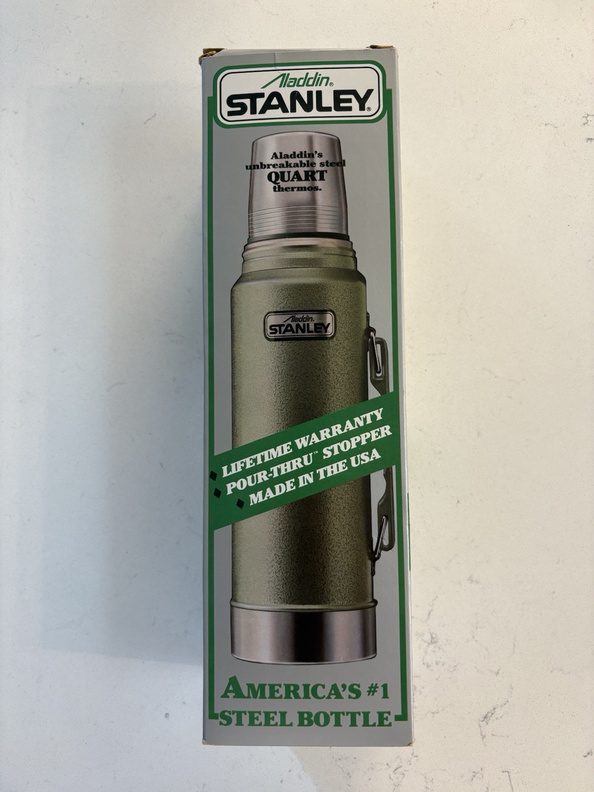 MINT CONDITION VINTAGE new in box never used 1991 Stanley aladdin thermos