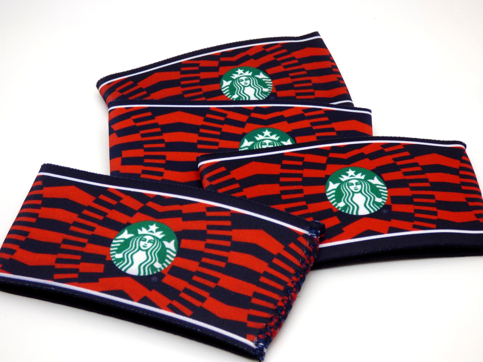 Starbucks - 2026 FIFA World Cup - Set of 4 - Reusable Cup Sleeve - Team USA