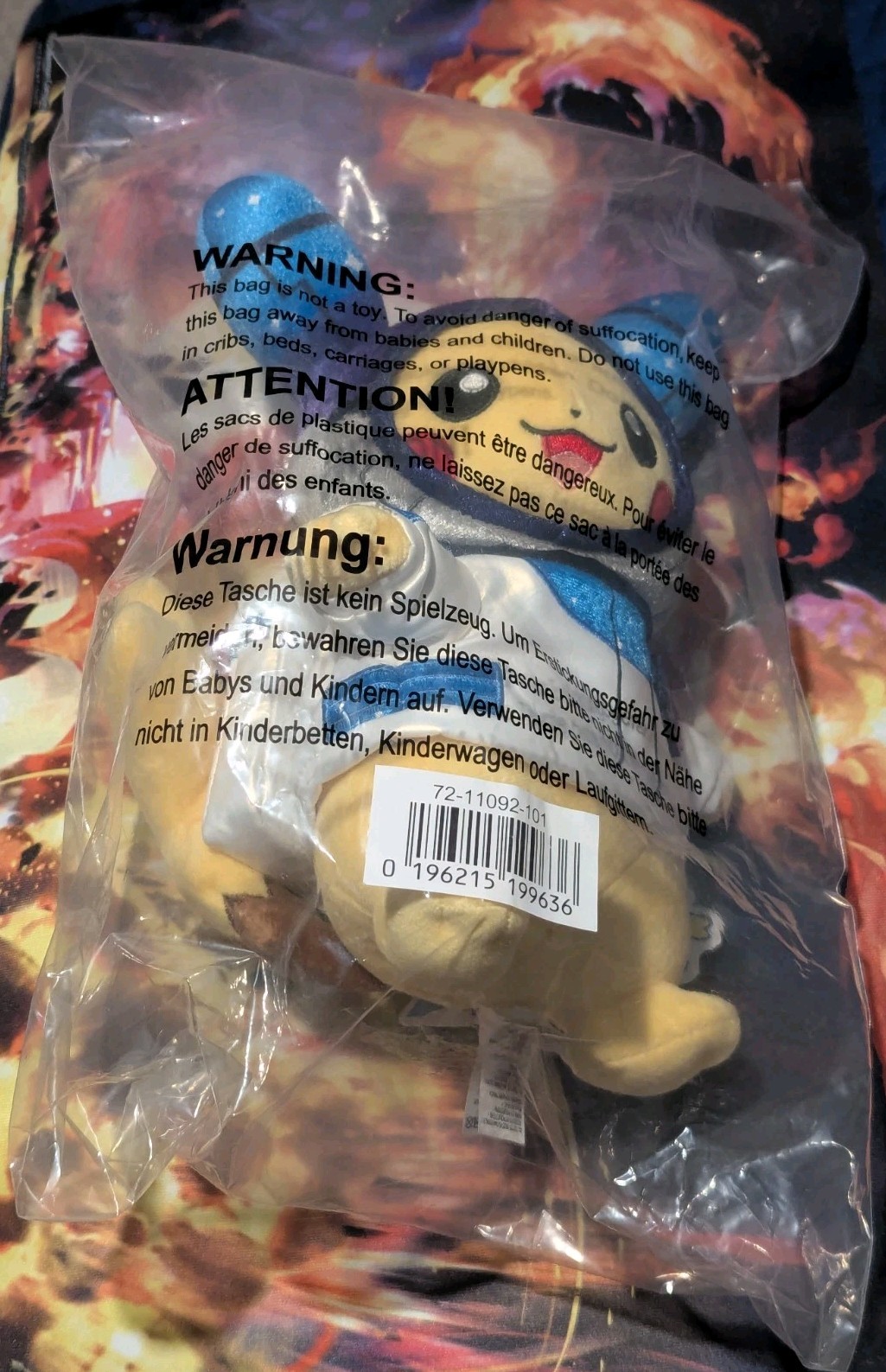 2026 Pokemon Worlds Championships XP San Francisco Pikachu Space Plush Unsealed