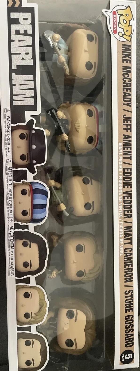 Funko Pop Vinyl: Mike McCready / Jeff Ament / Eddie Vedder / Matt Cameron /...