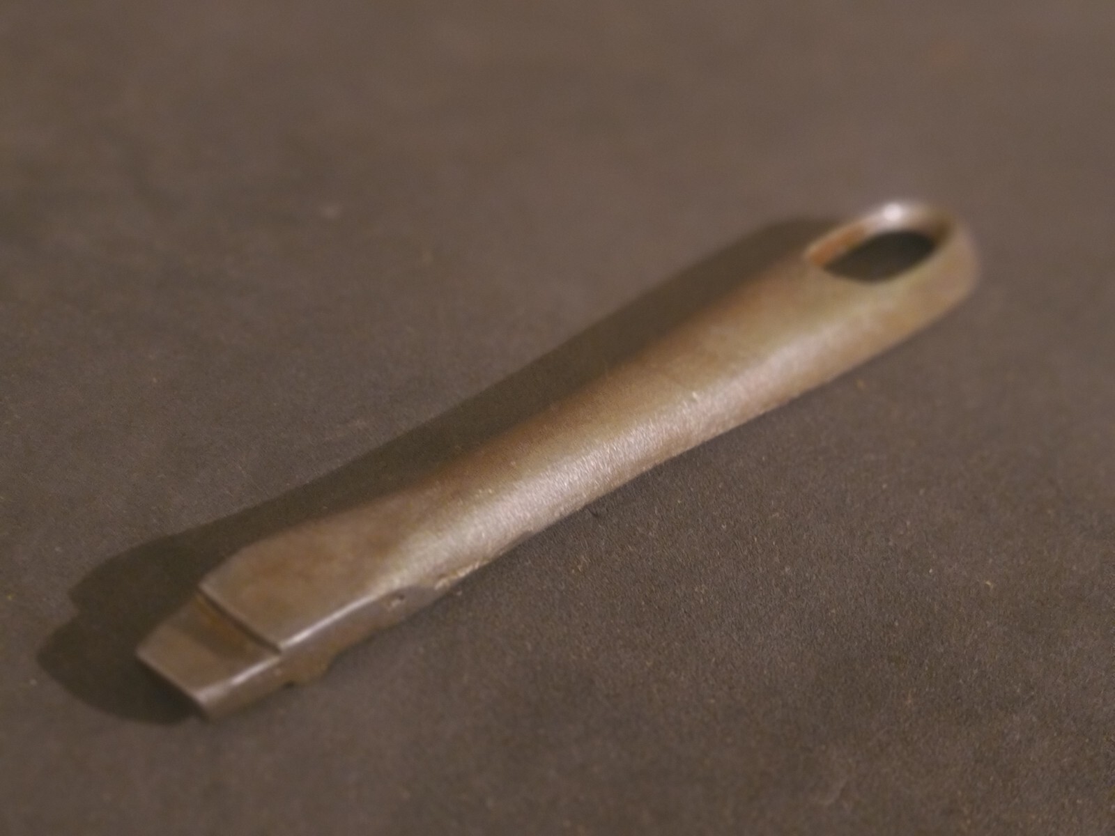 Antique Lid Plate Lifter Cast Iron Cook Stove Spring Handle Marked C2024 C20.24