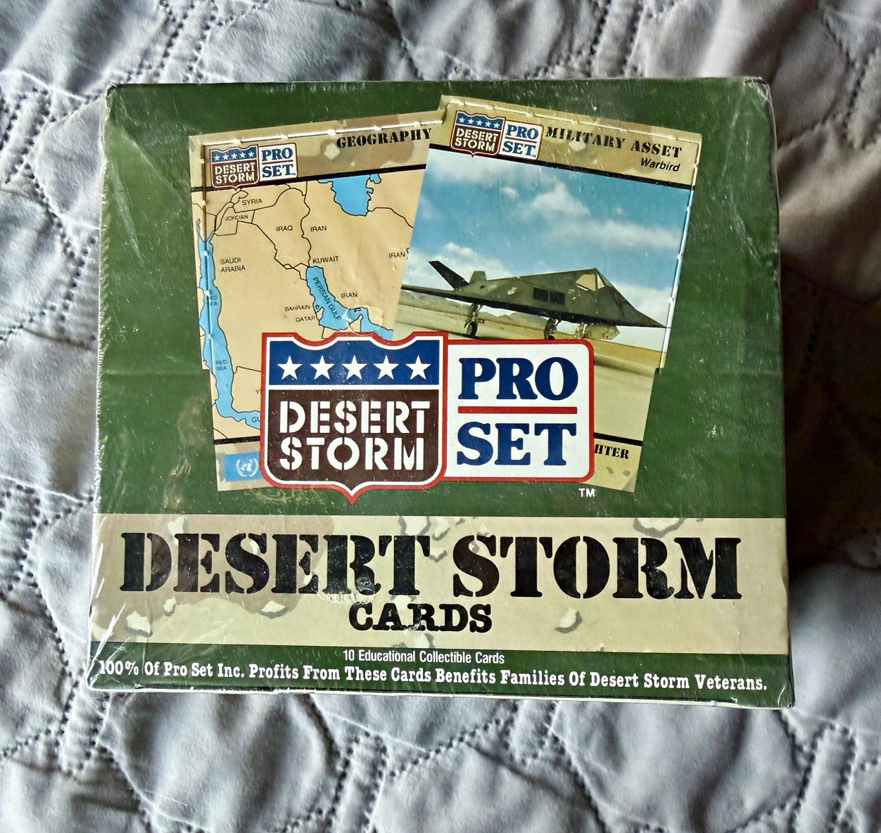 **FACTORY SEALED** Pro Set Desert Storm Sealed Box Trading Cards