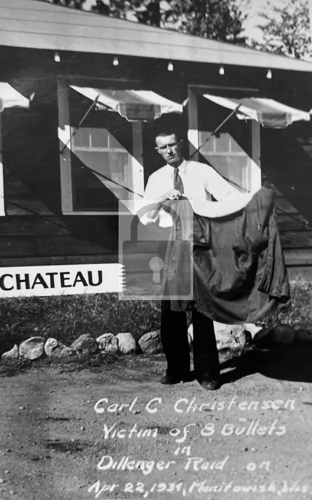 John Dillinger Victim Little Bohemia Manitowish Wisconsin WI - 11x17 Reprint