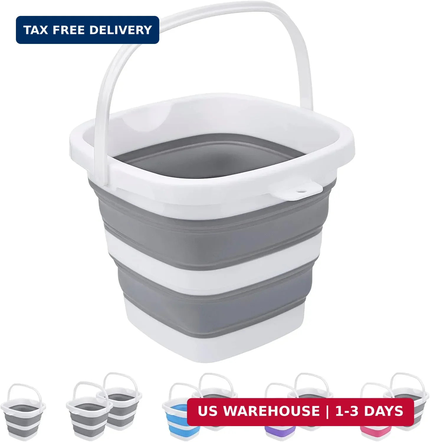 Collapsible Buckets 5L 1.3Gallon Small