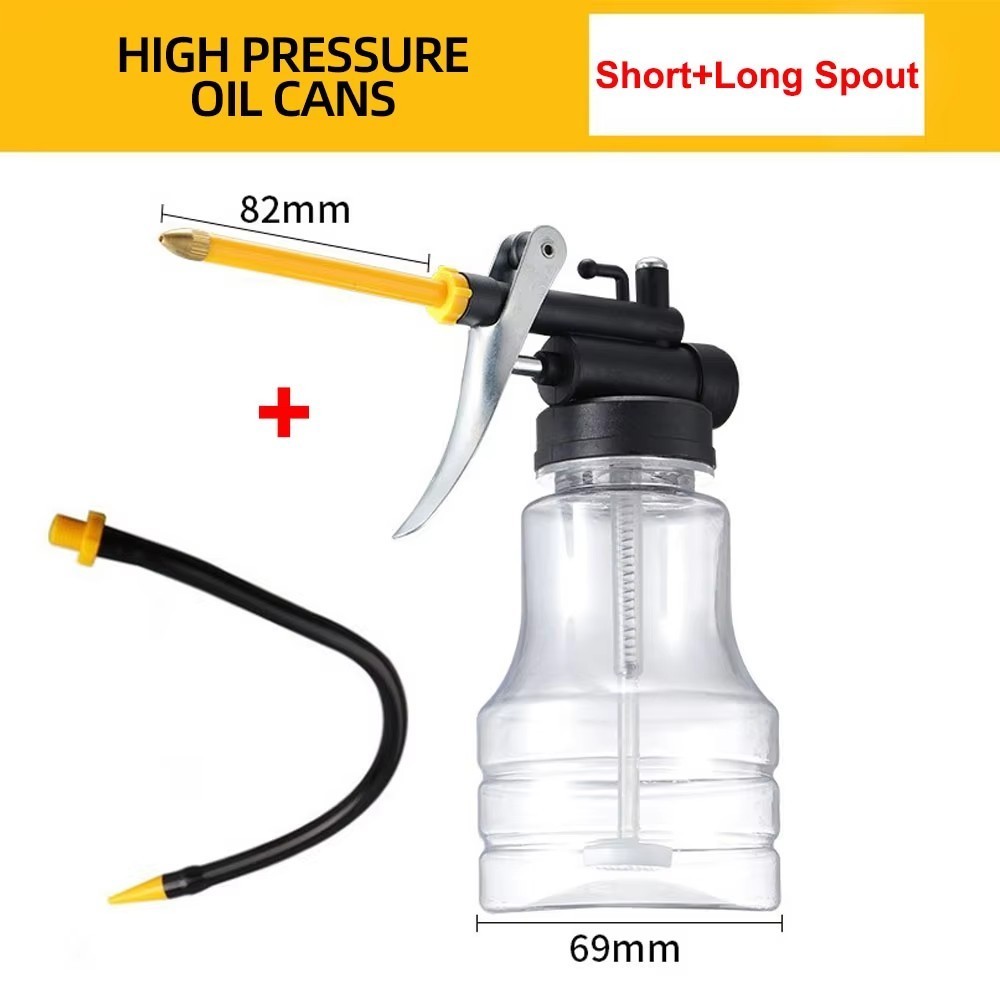 250ml Manual Oil Oiler Pump Can Lubrication Bottle PVC Hose Machine Tool 250ml Manual Oil Oiler Pump Can Lubrication Bottle PVC Hose Machine Tool