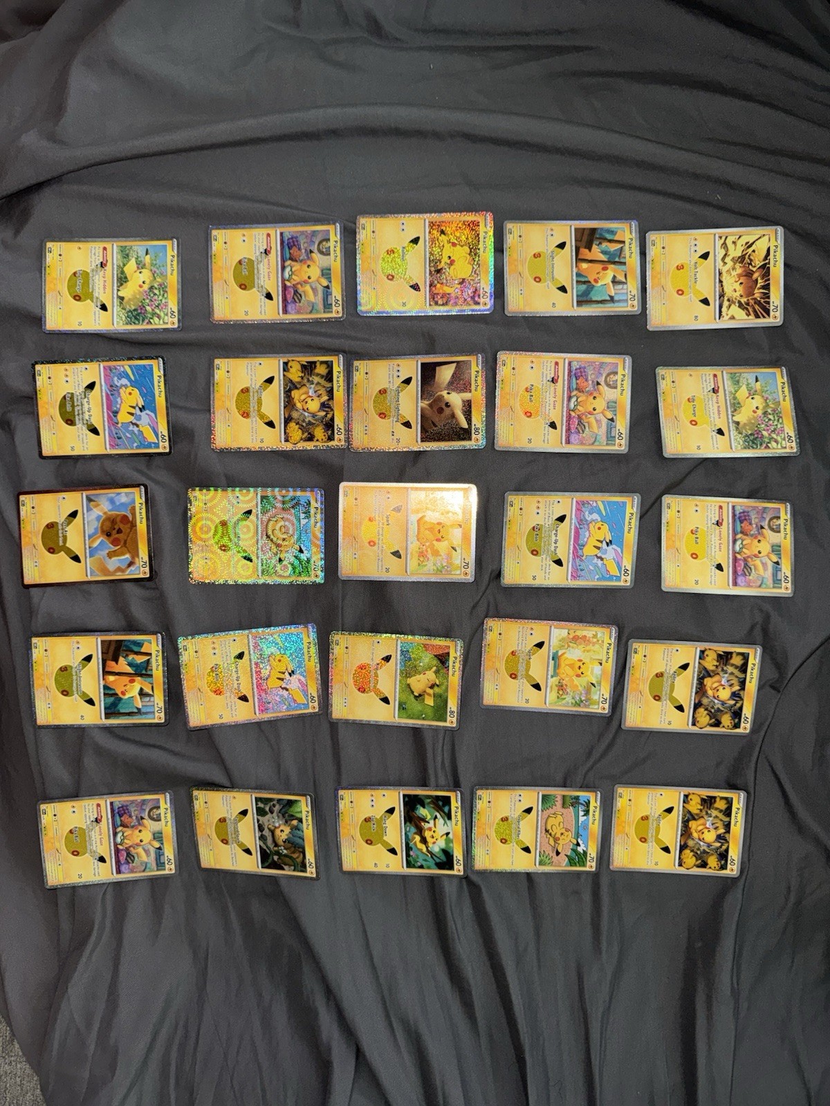 Pokémon 30th Celebrations Pikachu card lot 36 total
