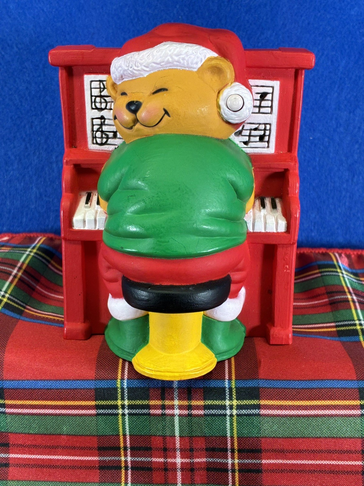 VTG 1992 Avon Play It Again Mr Keys Musical Bear Piano Plug In Christmas Lights VTG 1992 Avon Play It Again Mr Keys Musical Bear Piano Plug In Christmas Lights