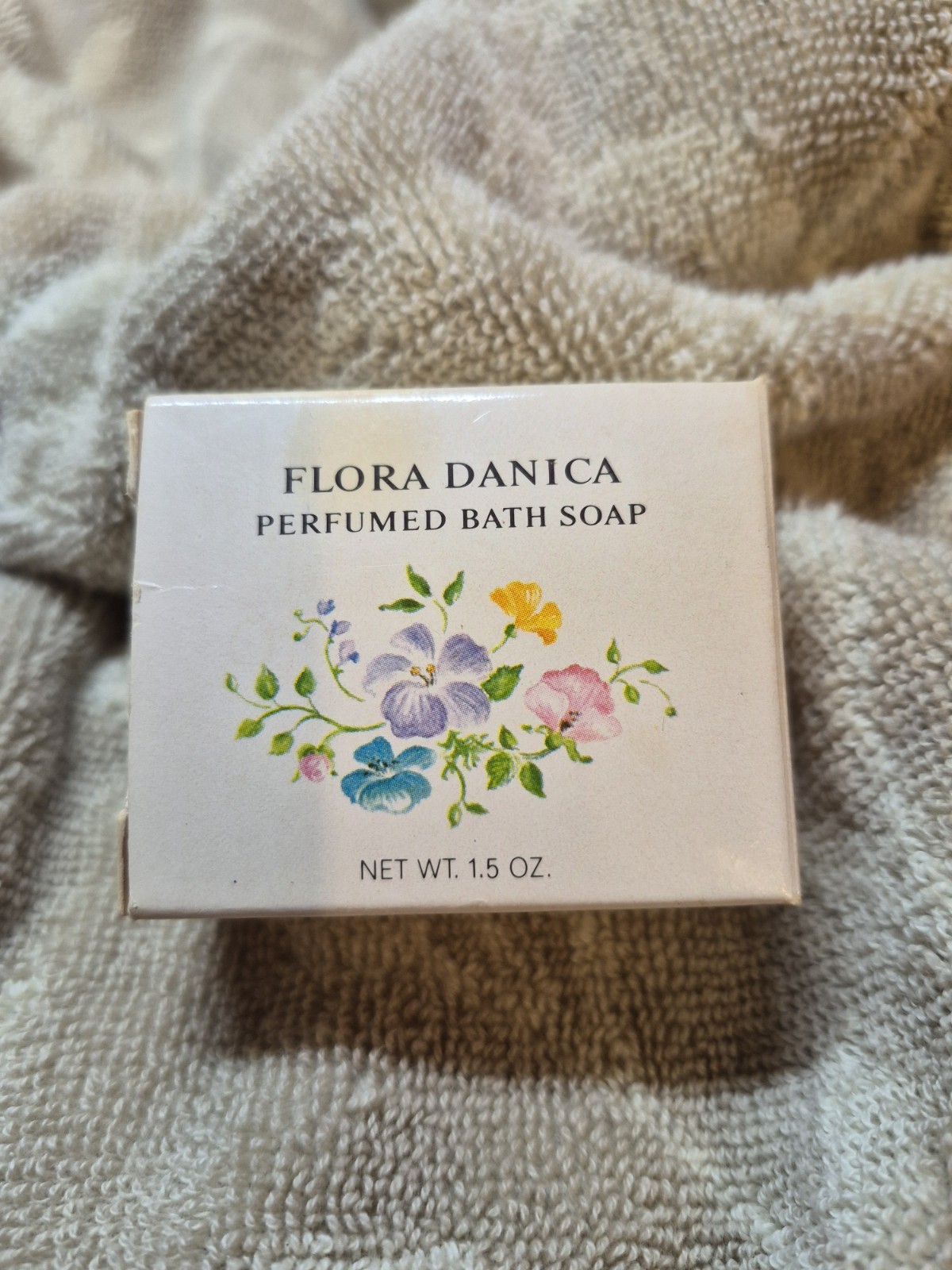 Vintage Flora Danica Perfumed Bath Soap Swank Inc Royal Copenhagen 1.5oz Boxed