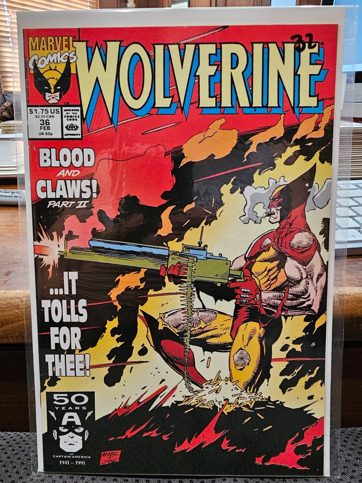 Wolverine #36 (Marvel Comics February 1991)