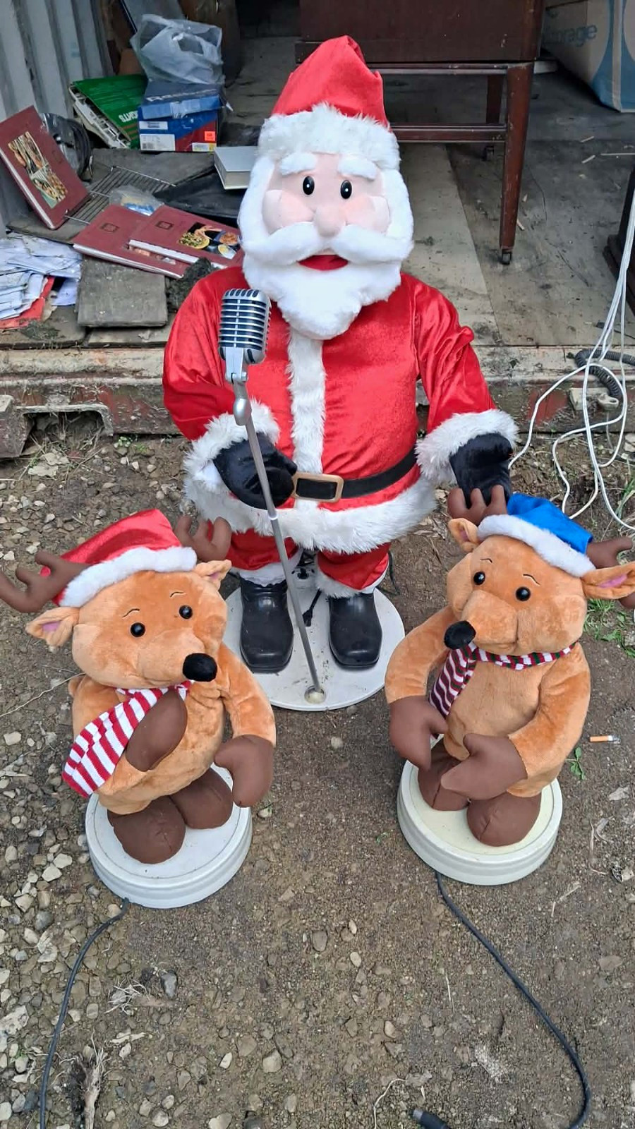 Gemmy Animated Christmas Trio Band. (Working)