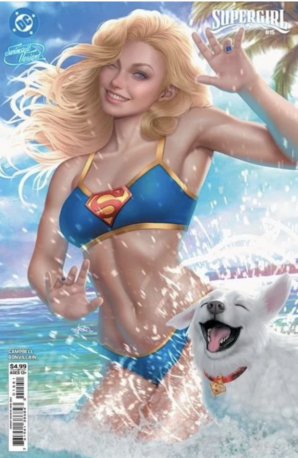 Supergirl #15 CVR E Ariel Diaz Swimsuit VAR Reign Of Superboys 2026 Supergirl #15 CVR E Ariel Diaz Swimsuit VAR Reign Of Superboys 2026