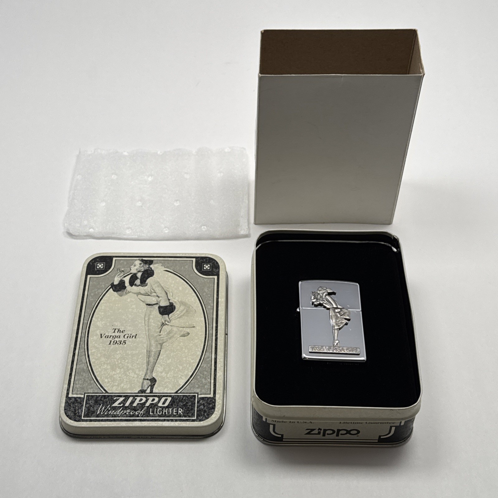 1993 ZIPPO Lighter The Varga Girl 1935 Original New