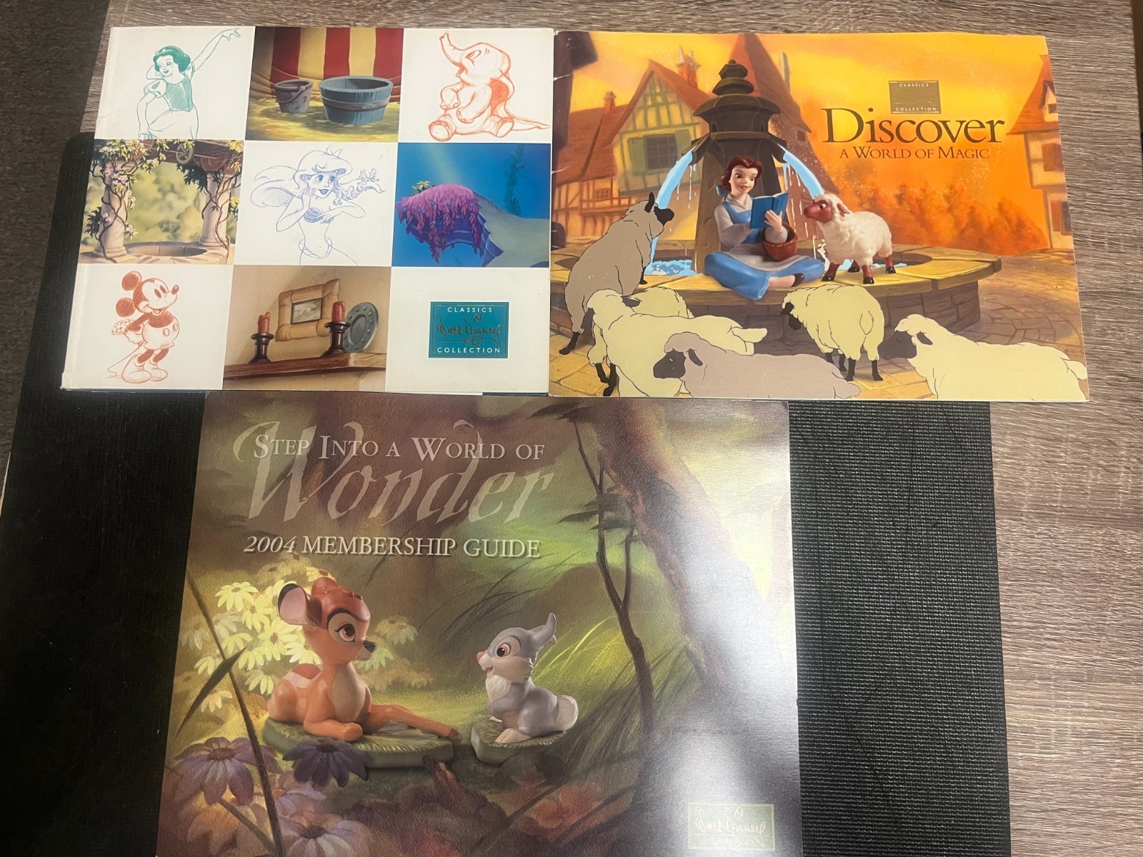 Walt Disney Classics Collection Catalog Lot 3 1999 2004 2005 Bambi WDCC