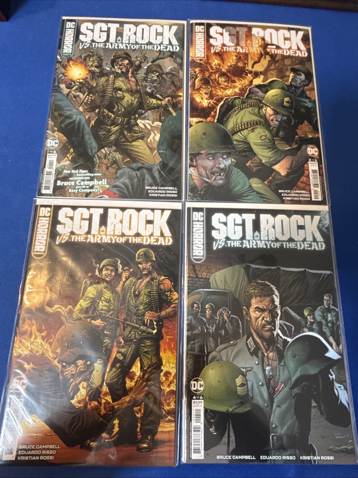 Sgt Rock vs. Army of the Dead #1-4 (DC, 2022) War, Horror, Bruce Campbell NM Sgt Rock vs. Army of the Dead #1-4 (DC, 2022) War, Horror, Bruce Campbell NM