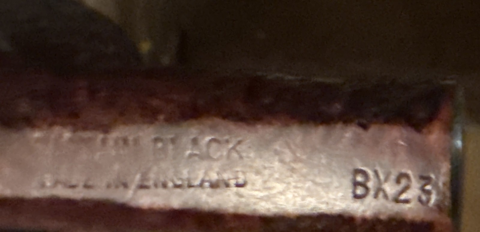 Captain Black BX23 Sandblast Straight Billiard Made in England Estate Pipe