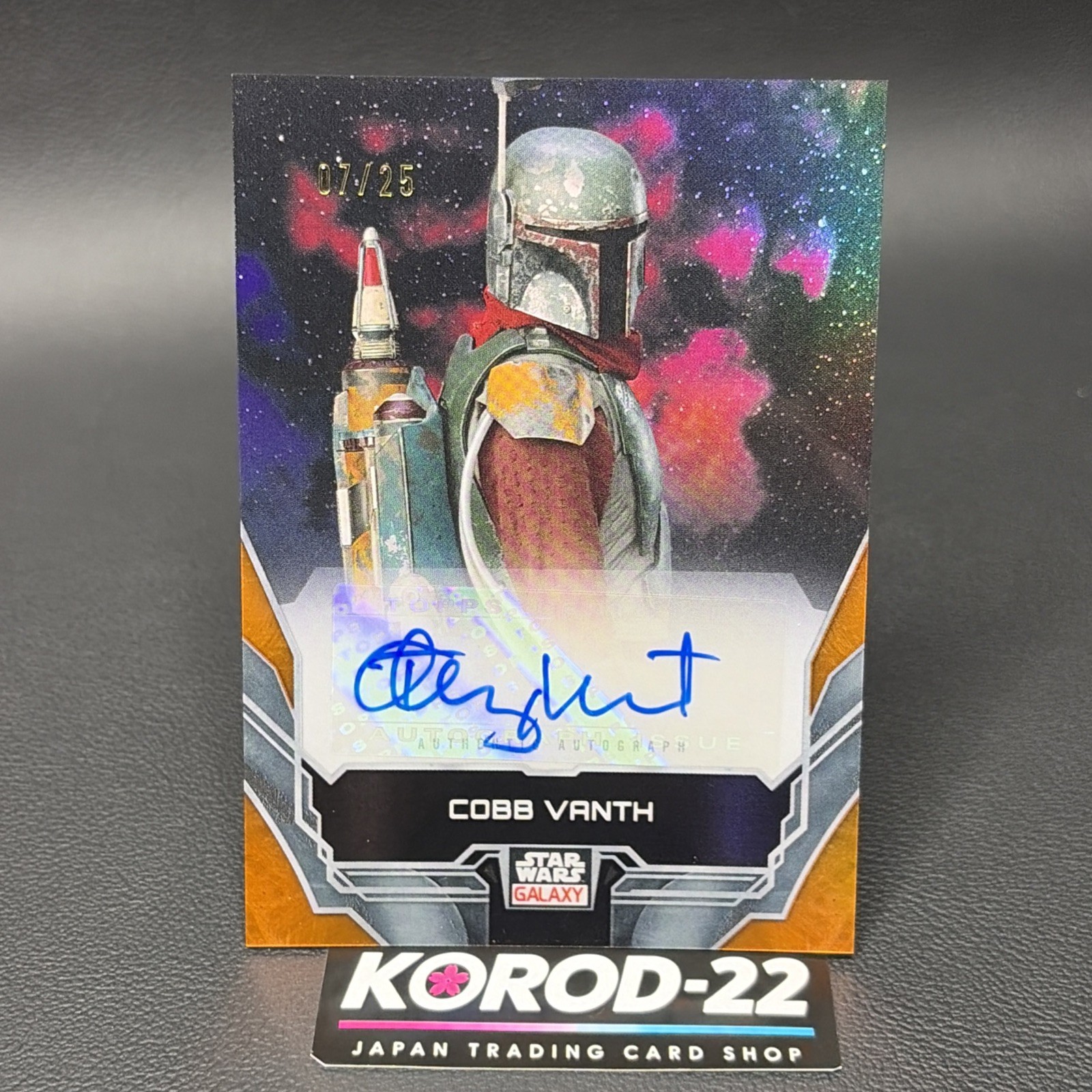 2024 Topps Star Wars Timothy Olyphant Cobb Vanth Auto 7/25 #A-TO