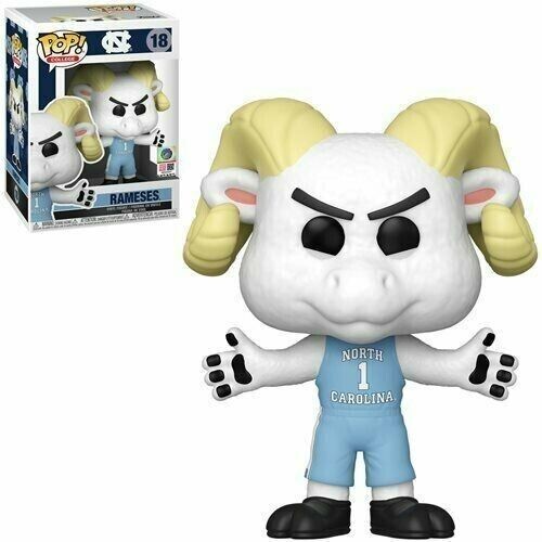 RAMESES UNC MASCOT Funko Pop #18 North Carolina, NCAA College Football NEW RAMESES UNC MASCOT Funko Pop #18 North Carolina, NCAA College Football NEW