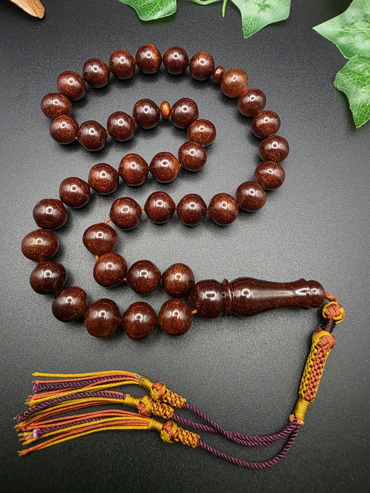 Collectible Miske Islamic Rosary Prayer 39 Beads Unique Design سبحة مسكي مسباح